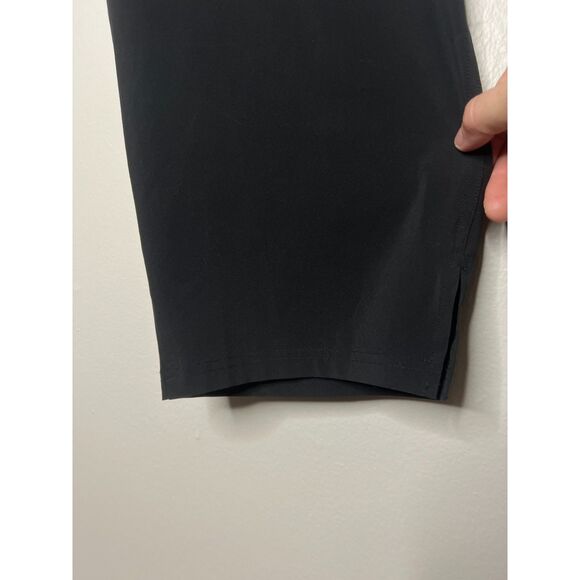 Talbots Womens Active Pants XL Black Straight Leg Crop Stretch Gym Training - Picture 7 of 11